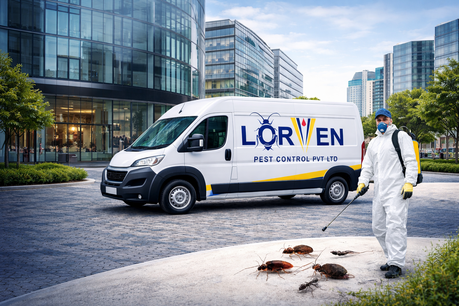 Professional pest control service